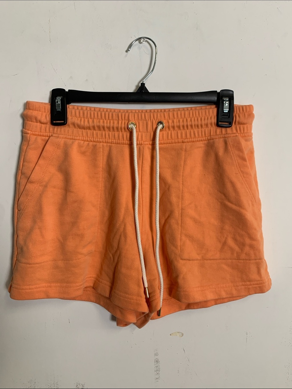 Lou & Grey Orange Drawstring Sweatshorts